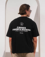 Cannes Graphic T-Shirt - Black