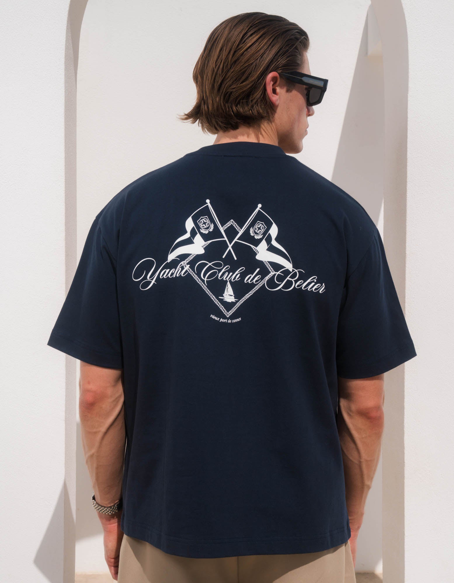 Yacht Club Graphic T-Shirt - Navy