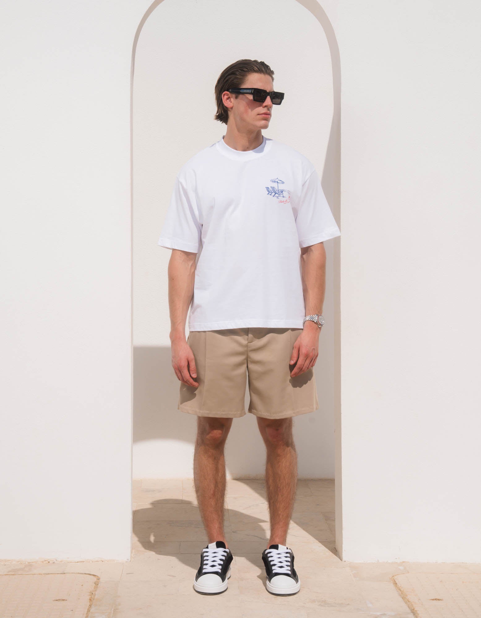 Beach Graphic T-Shirt - White