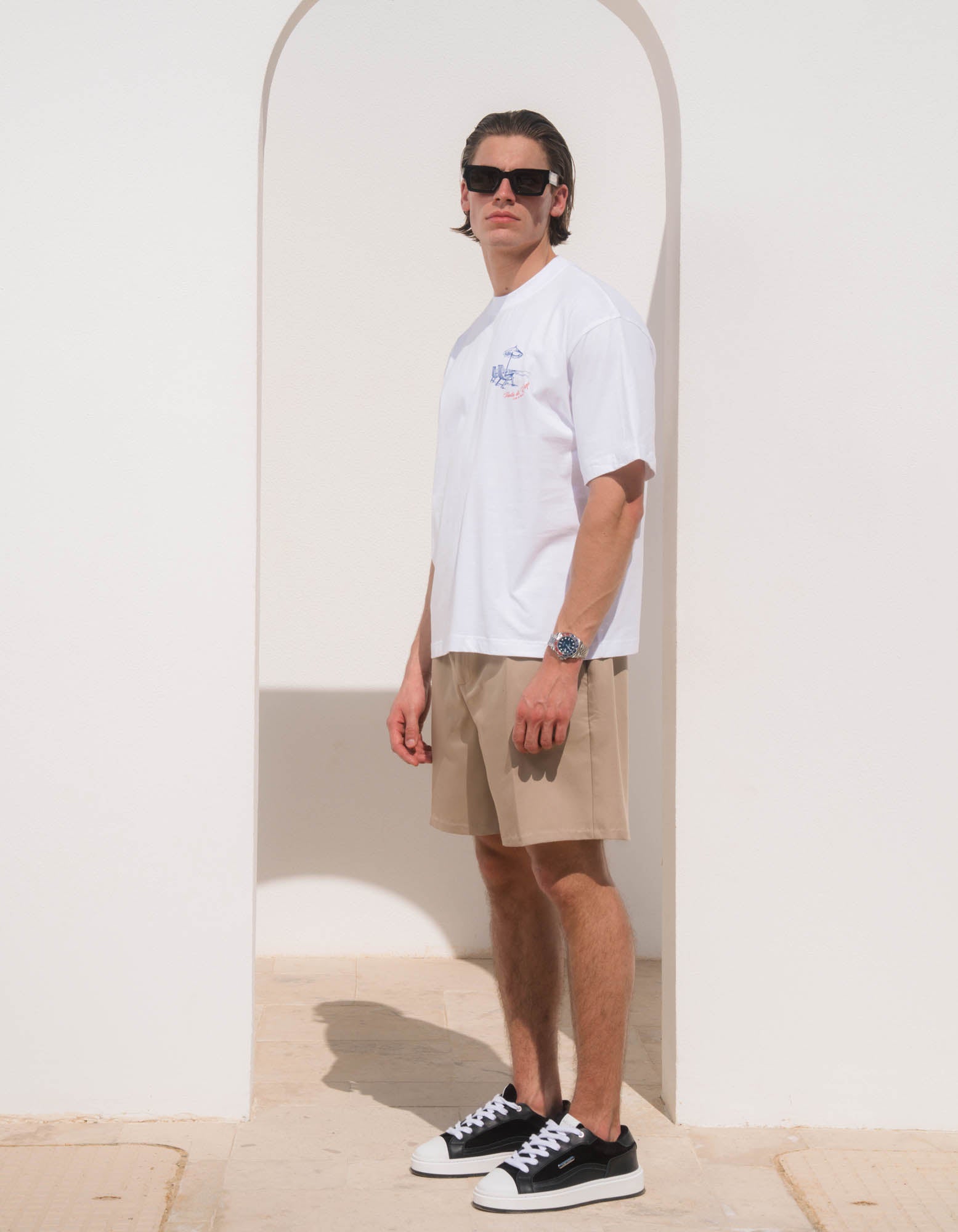 Beach Graphic T-Shirt - White