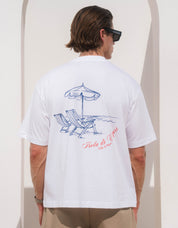 Beach Graphic T-Shirt - White