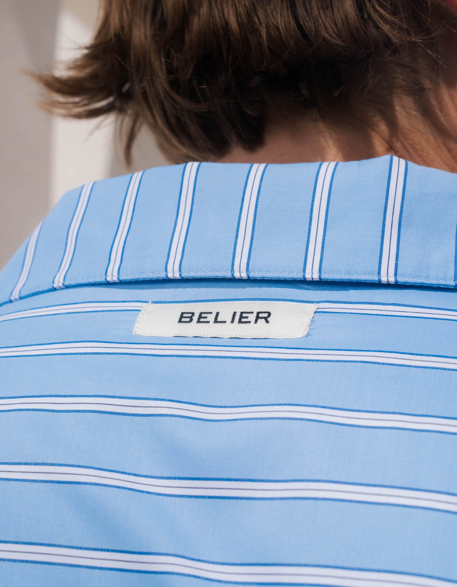 Everett S/S Striped Shirt - Blue
