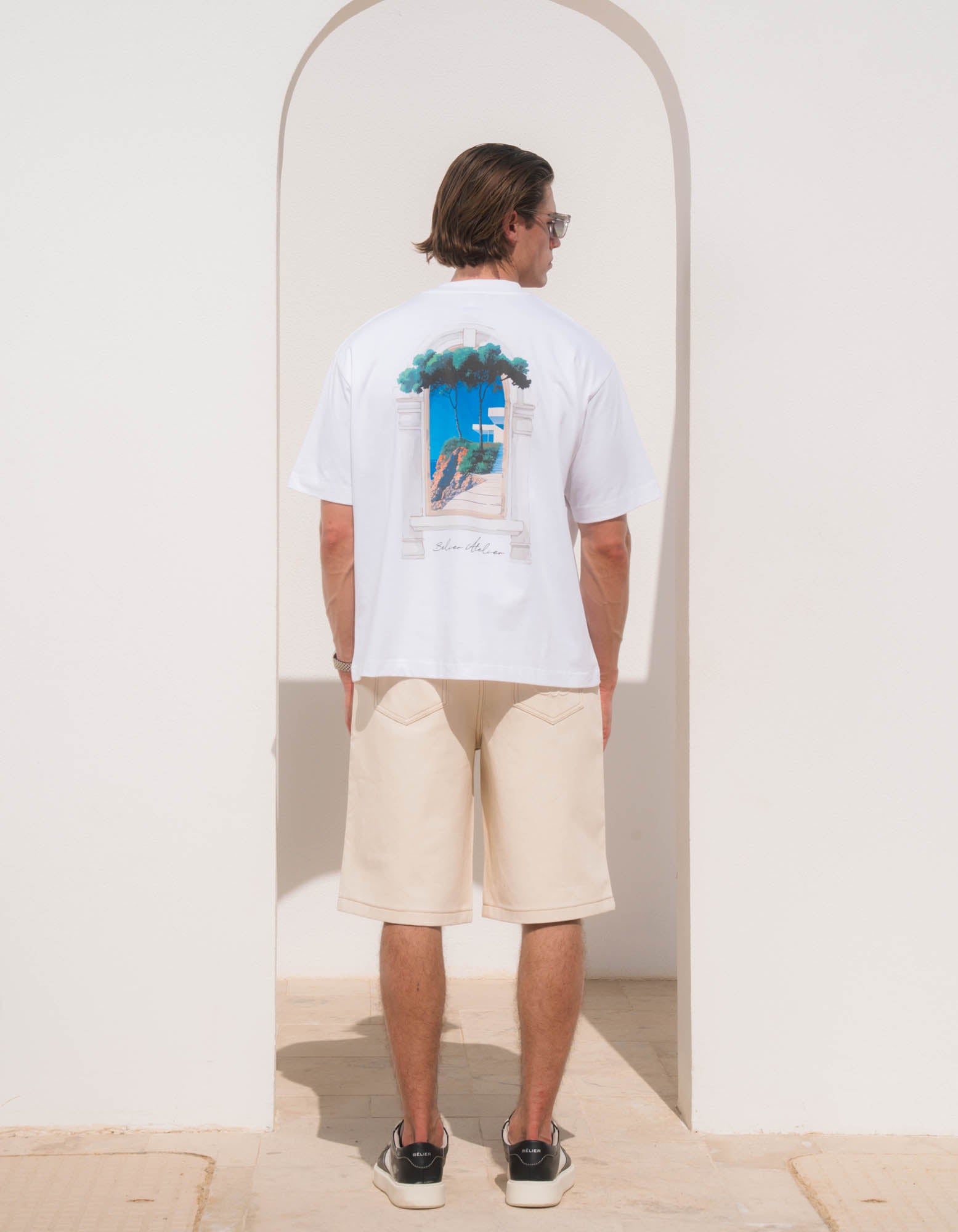 Villa Arch Graphic T-Shirt - White