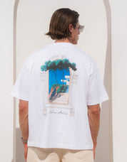 Villa Arch Graphic T-Shirt - White