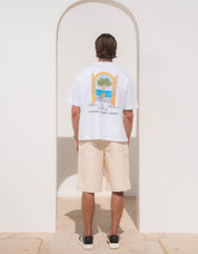 Window View Graphic T-Shirt - White
