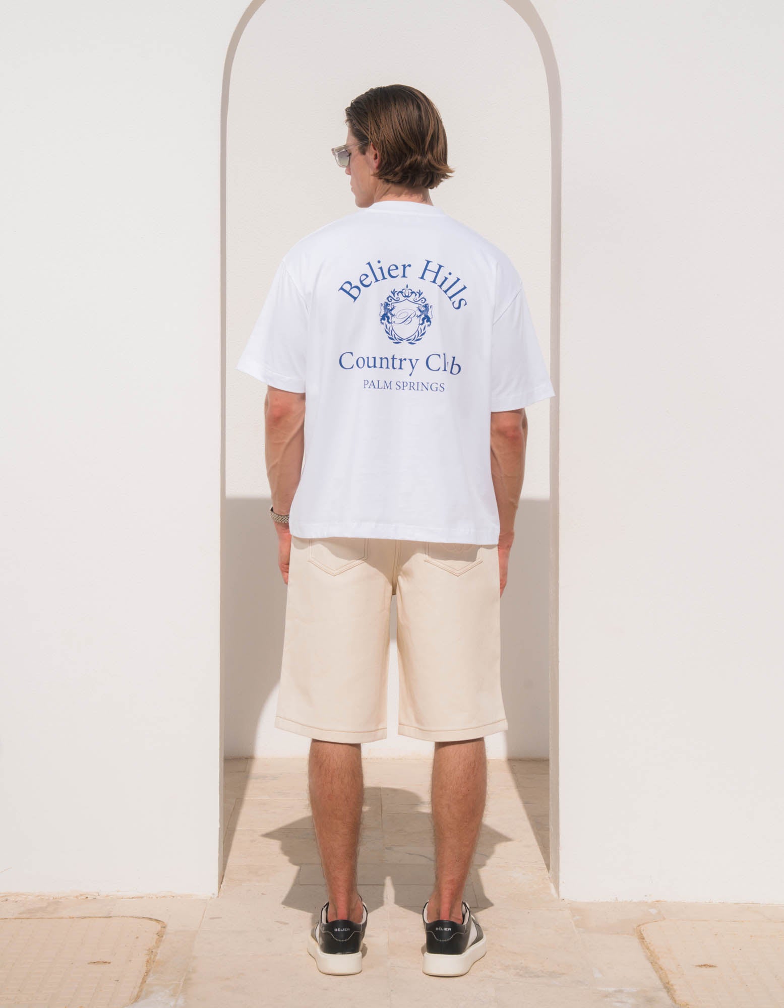 Country Club T-Shirt - White/Navy