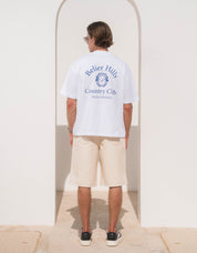 Country Club T-Shirt - White/Navy