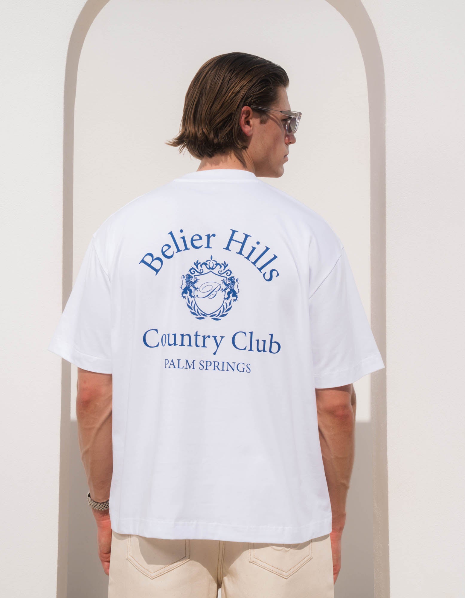Country Club T-Shirt - White/Navy