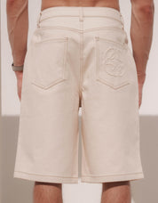 Clyde Denim Jort - Stone