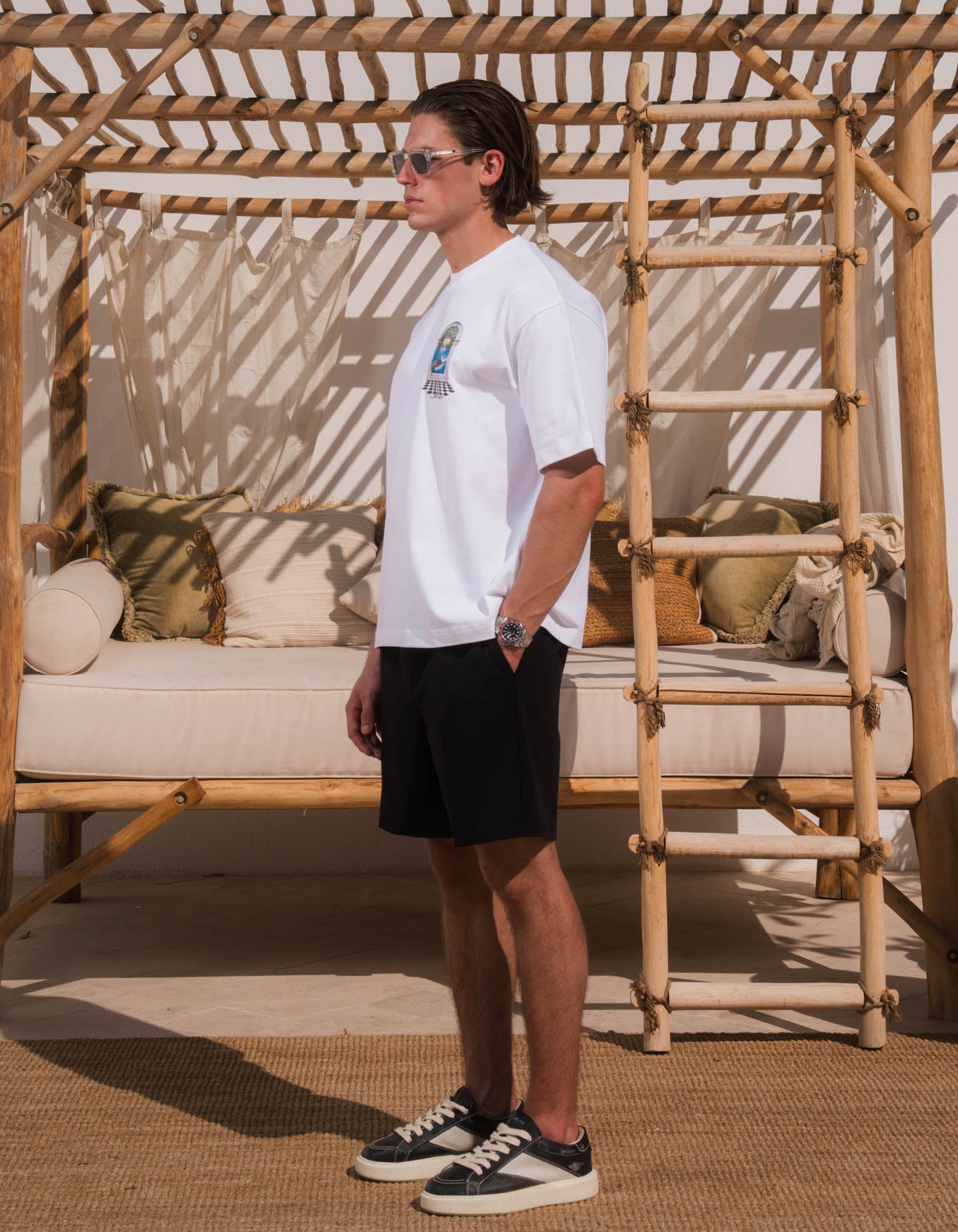Como Arch Graphic T-Shirt - White