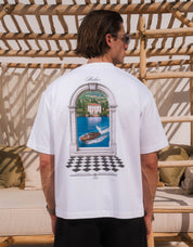 Como Arch Graphic T-Shirt - White