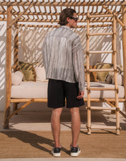 Cameron Faded Stripe Shirt - Grey