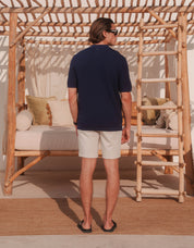 Hollis Knitted Shirt - Navy