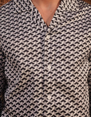 Illusion Printed Shirt - Monochrome