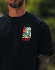 St.Tropez Arch T-Shirt - Black