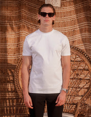 Abel Mercerised T-Shirt - White
