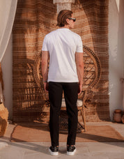 Abel Mercerised T-Shirt - White