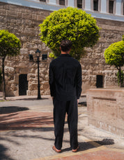 Modal Pocket Shirt - Black