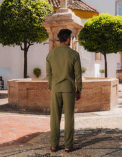 Duane Cotton Gauze L/S Shirt - Khaki