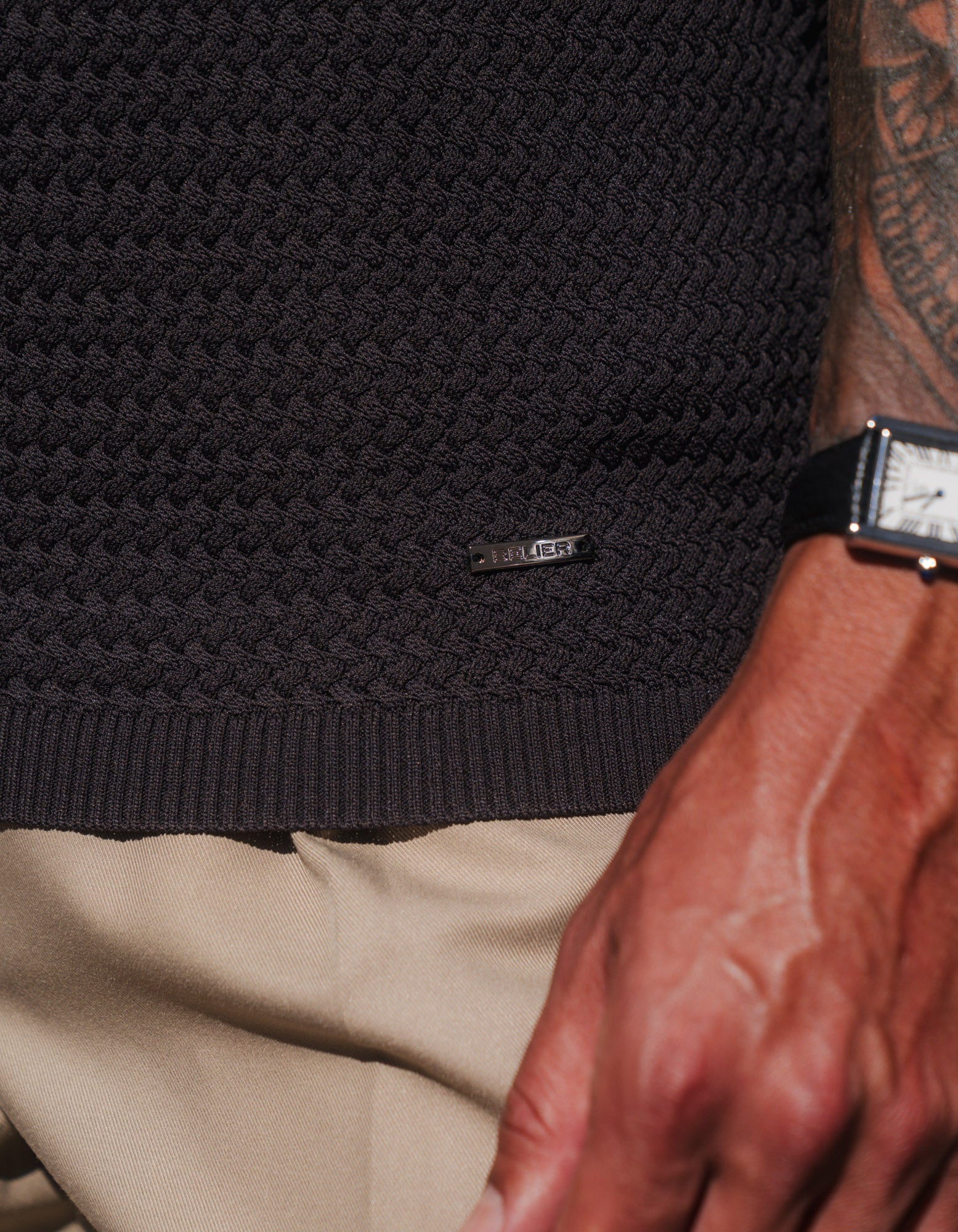 Hampton Knit Polo - Brown