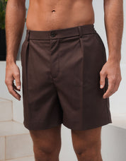 Gaston Relaxed Fit Short - Brown