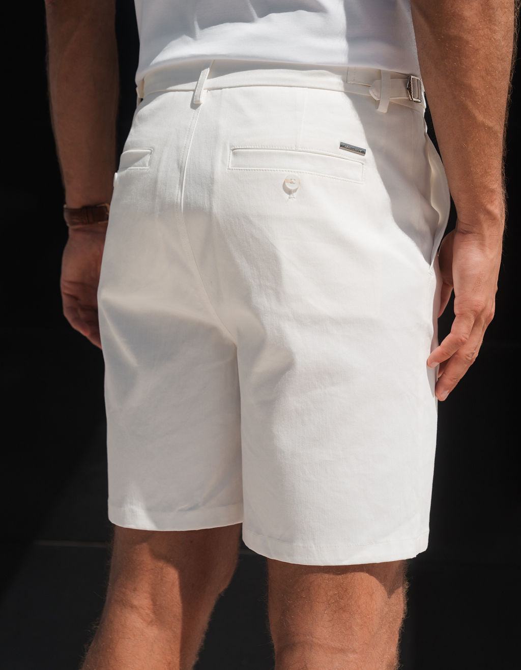 Monaco Chino Short - White