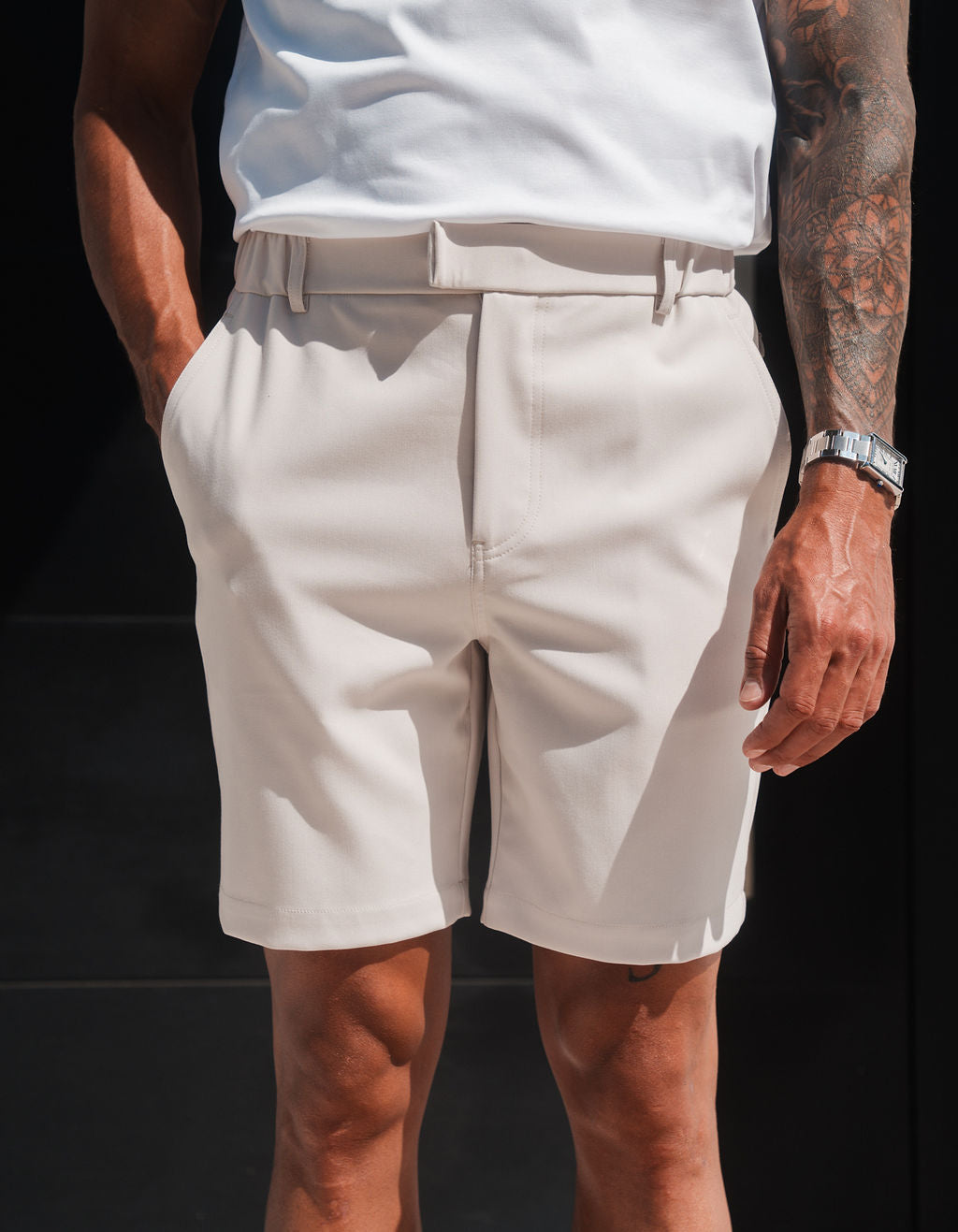 Monaco Chino Short - White