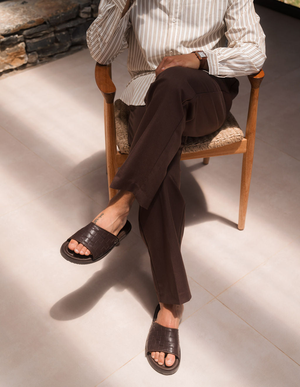 Capri Sandal - Brown - Pre-order ships from 30/07
