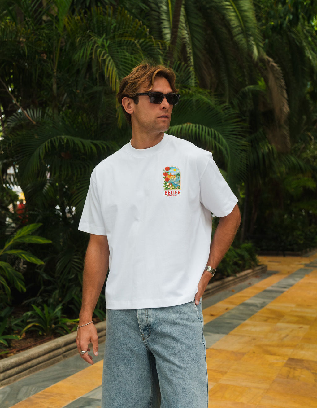 St.Tropez Arch T-Shirt - White