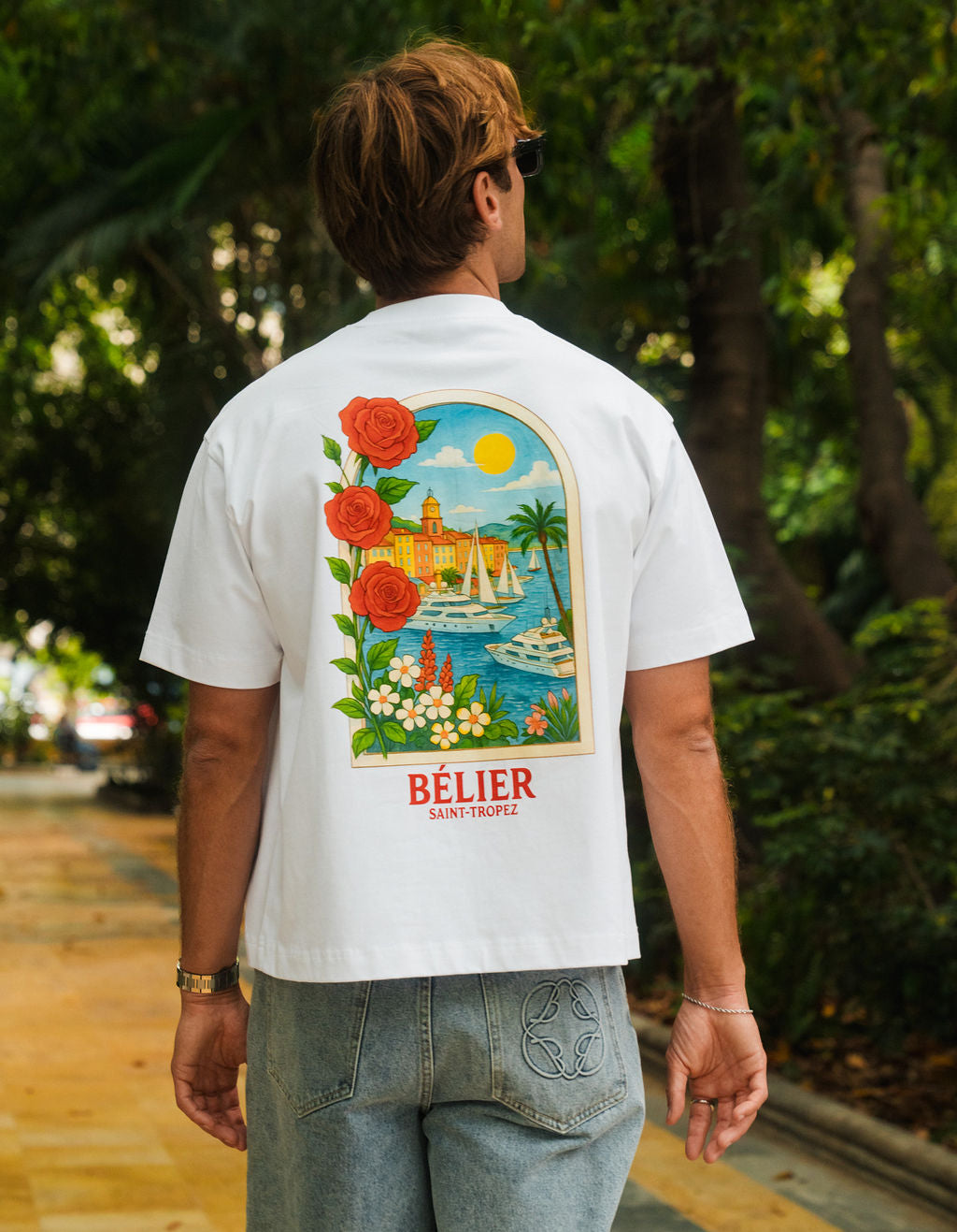 St.Tropez Arch T-Shirt - White