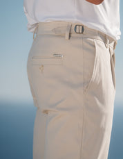 Monaco Chino Trouser - Stone