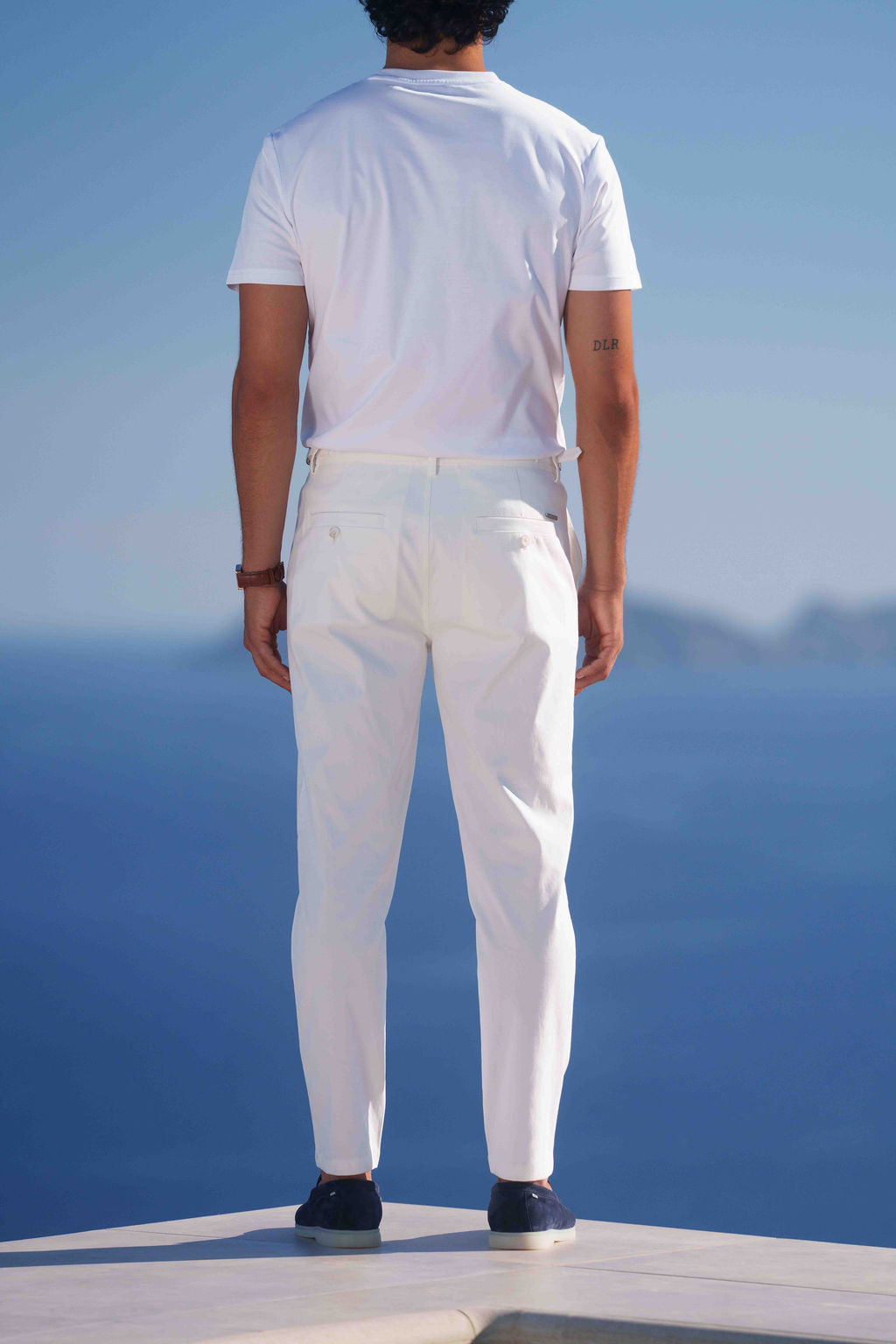 Monaco Chino Trouser - White