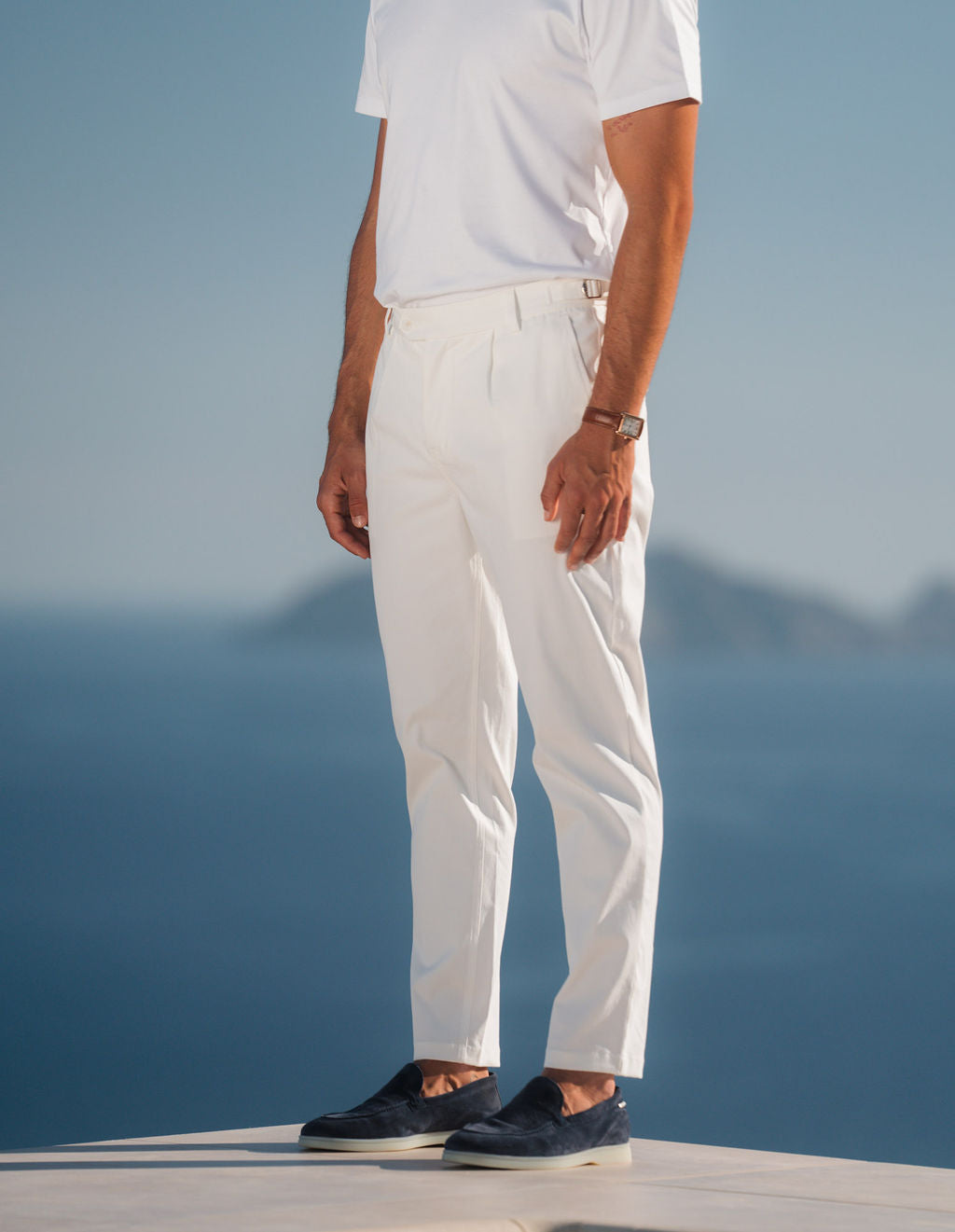 Monaco Chino Trouser - White