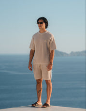 Leon Crochet Short - Taupe