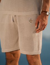 Leon Crochet Short - Taupe