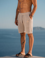 Leon Crochet Short - Taupe