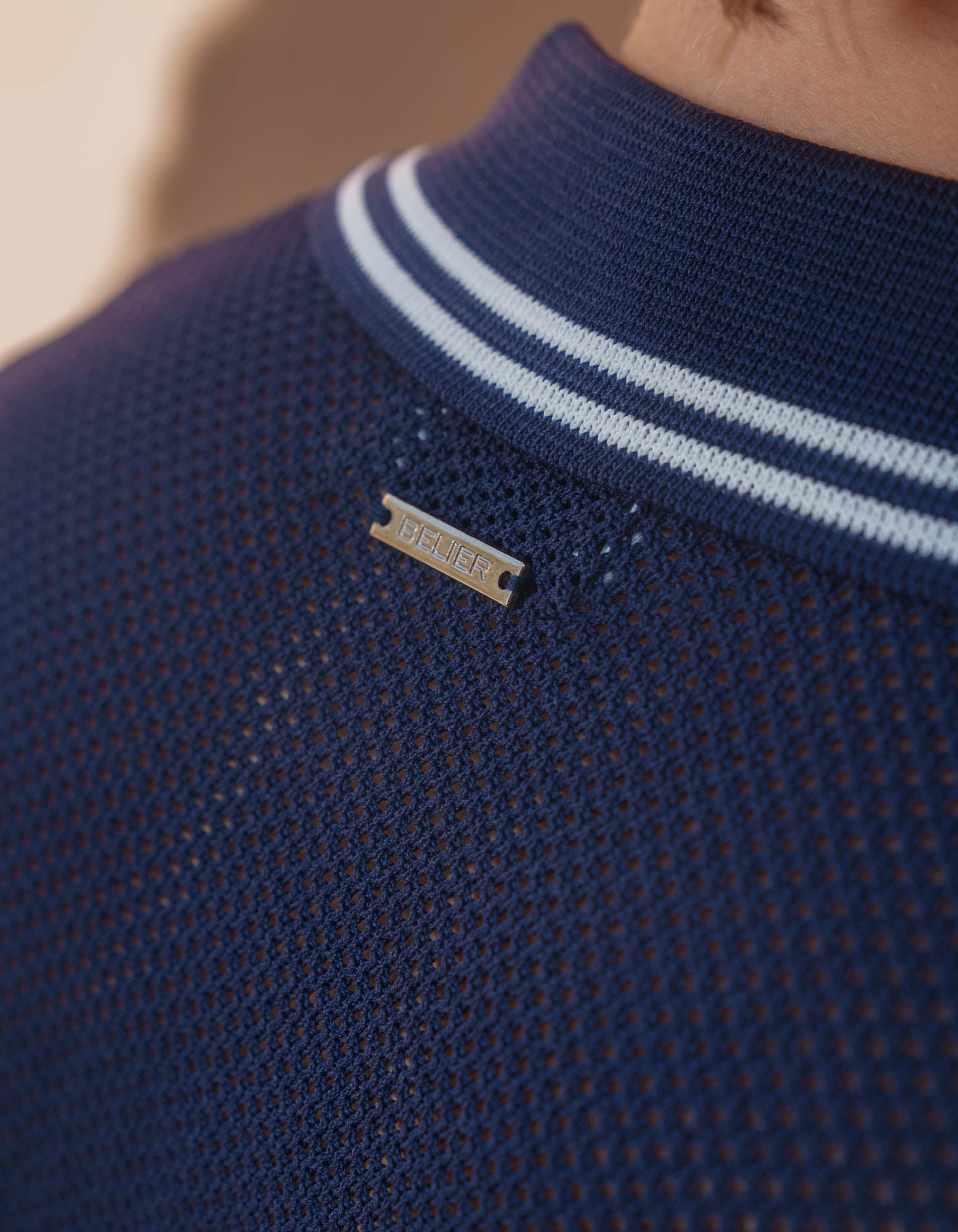 Andersson Open Stitch Resort Shirt - Navy
