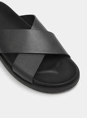 Tropez Sandal - Black - Pre-order ships from 30/07