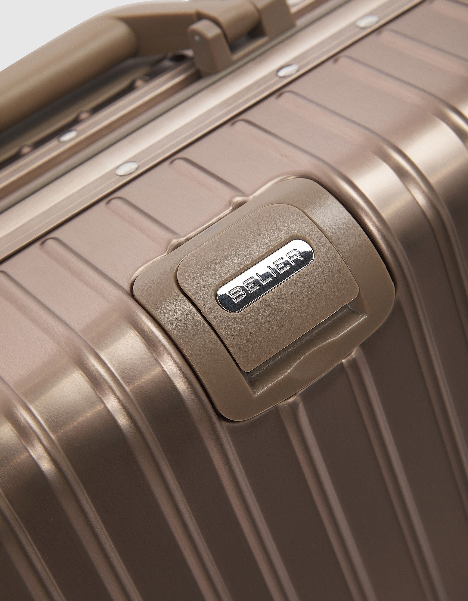 20" Small Aluminium Suitcase - Bronze