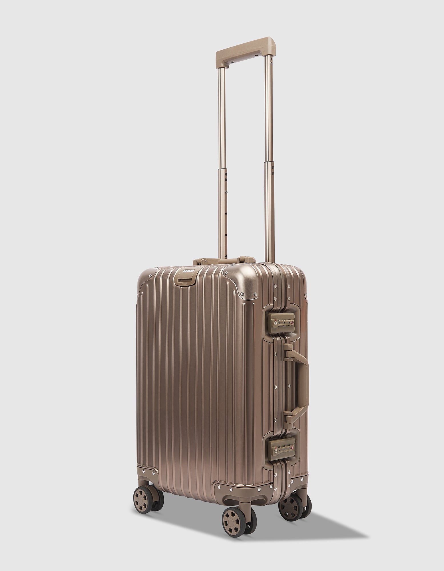 20" Small Aluminium Suitcase - Bronze