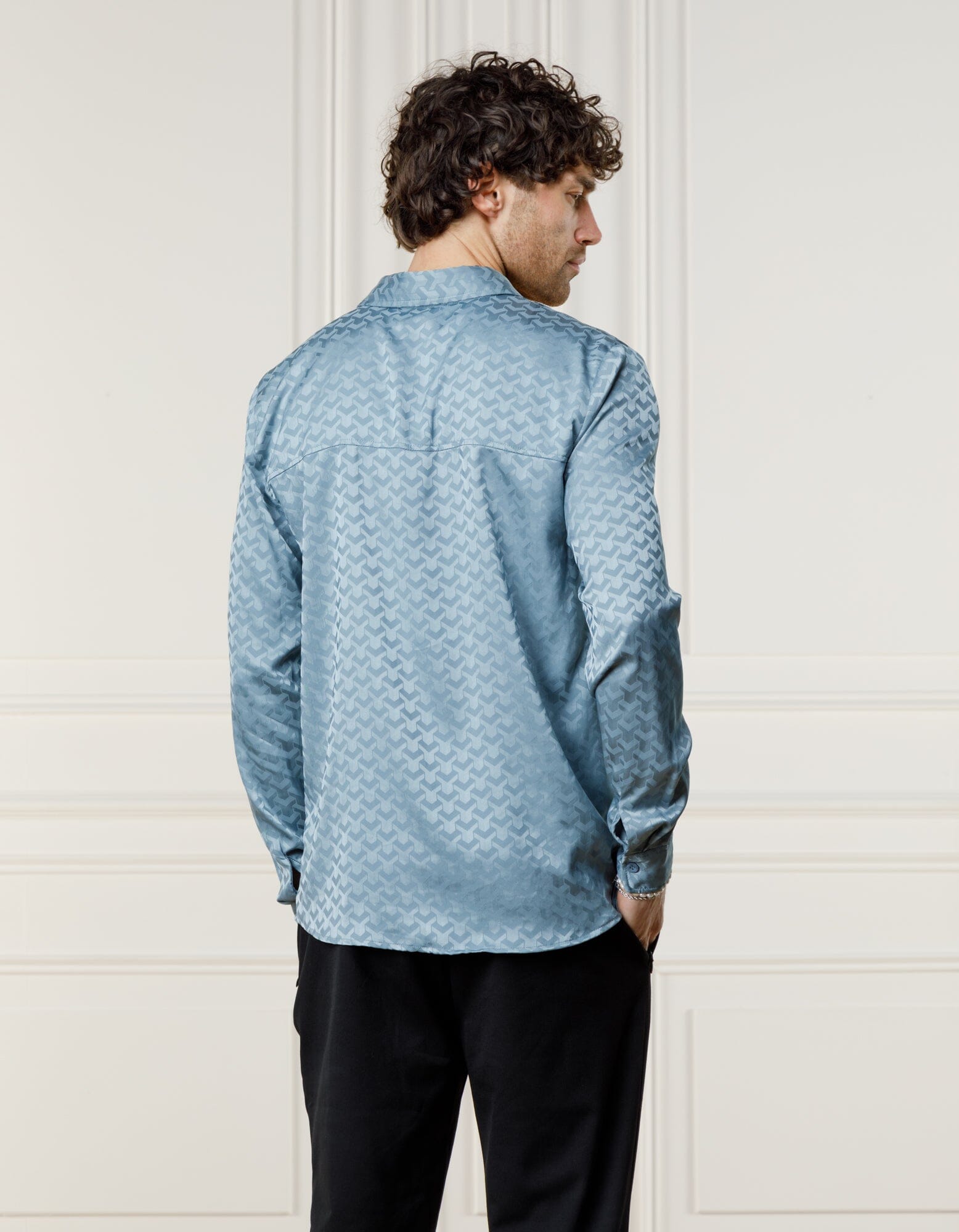 Petrol Jacquard Illusion L/S