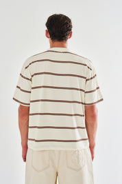 Jordan Oversized Stripe T-Shirt - Ecru