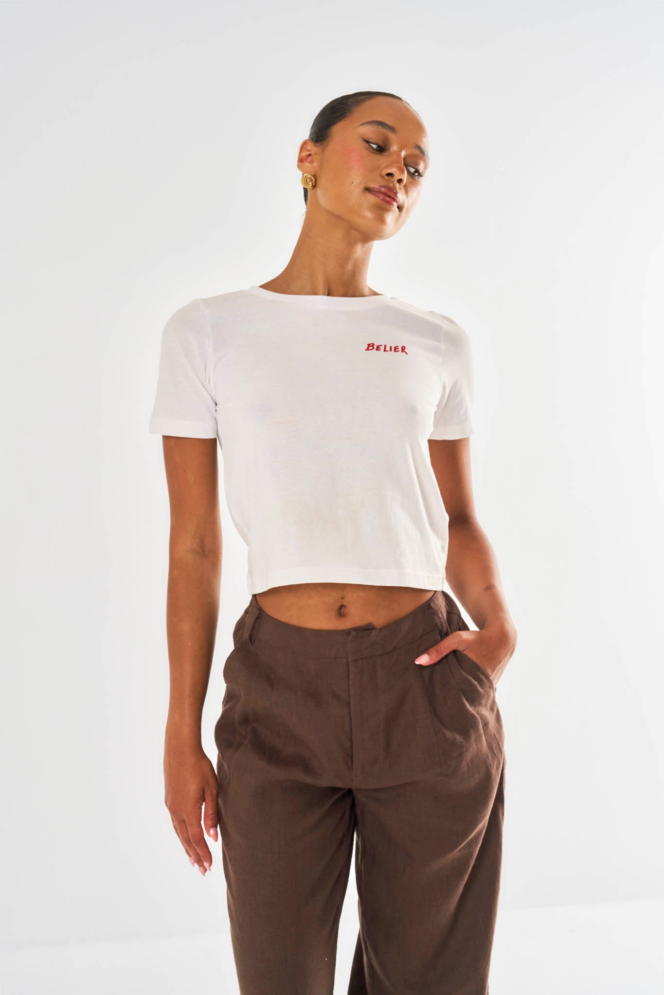 Mantra Slogan T-Shirt - White