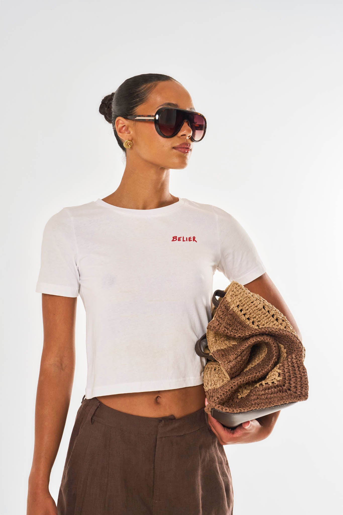 Mantra Slogan T-Shirt - White