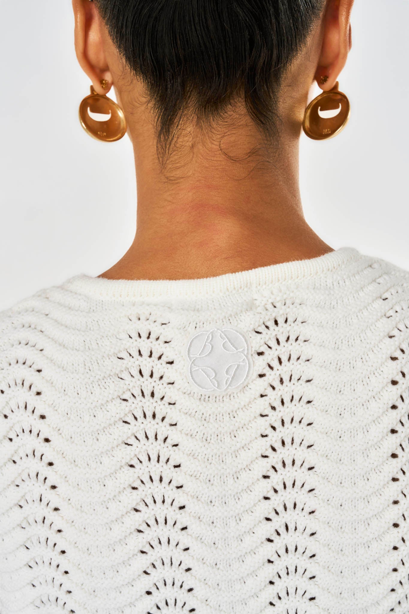 Ocean Crochet Vest - White