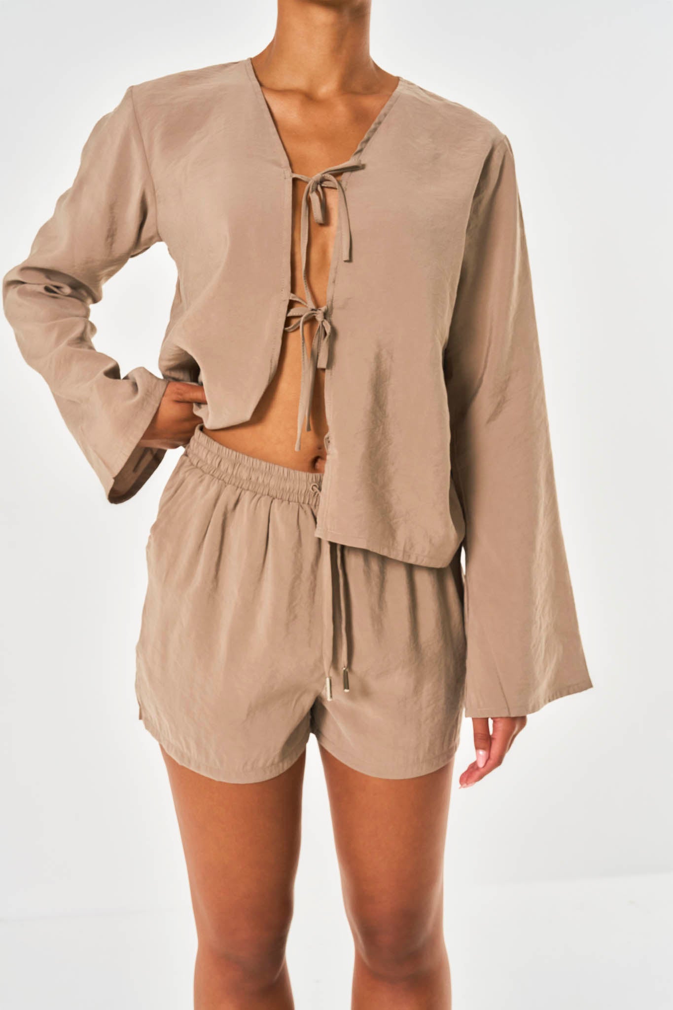 Lila Modal Short - Taupe