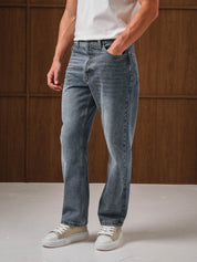 Blue Denim Jean with Embossed Pocket