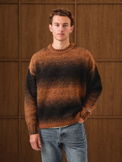 Brown Ombre Oversized Knit Jumper