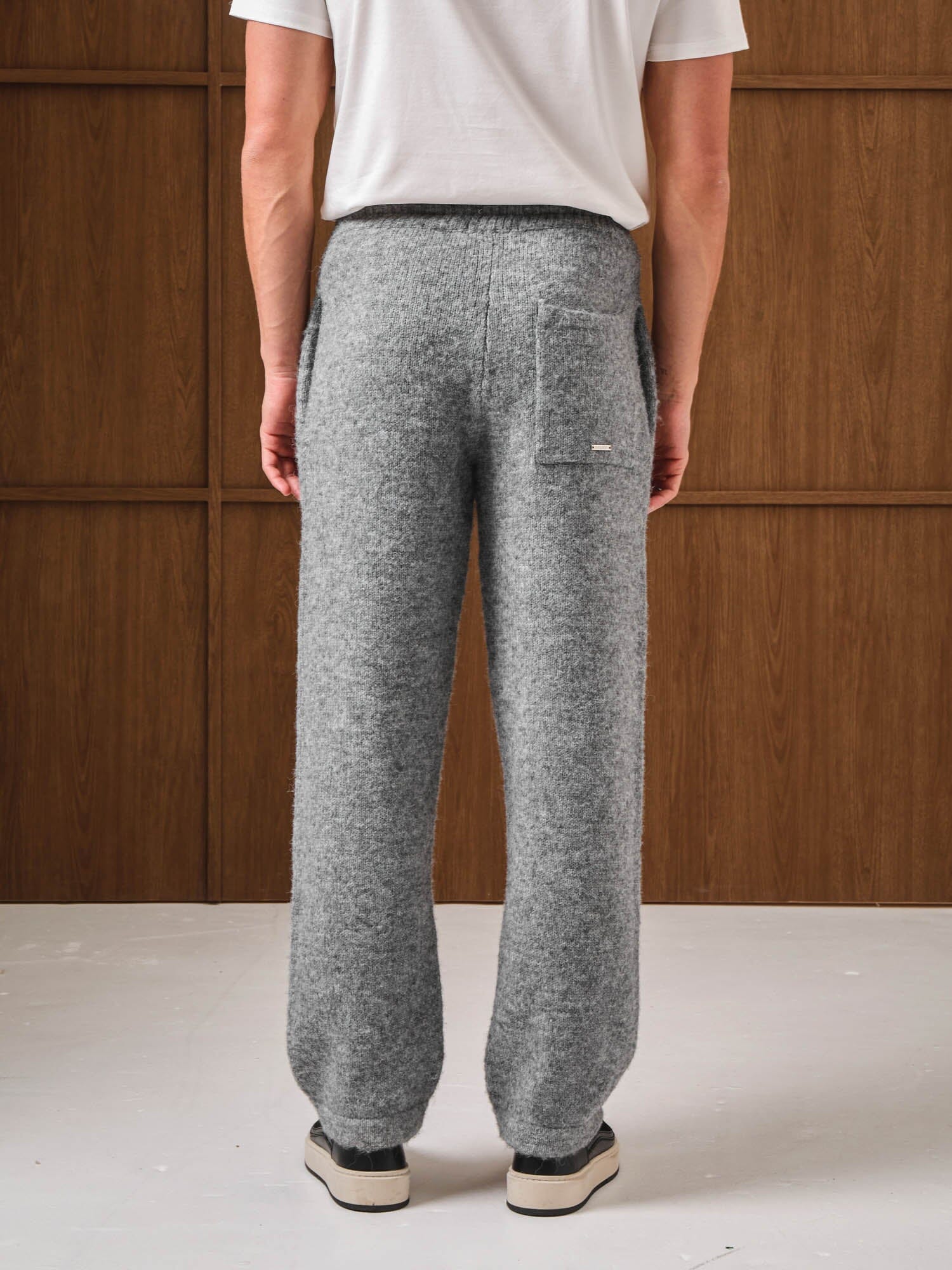 Grey Knitted Jogger