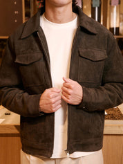 Brown Suede Jacket